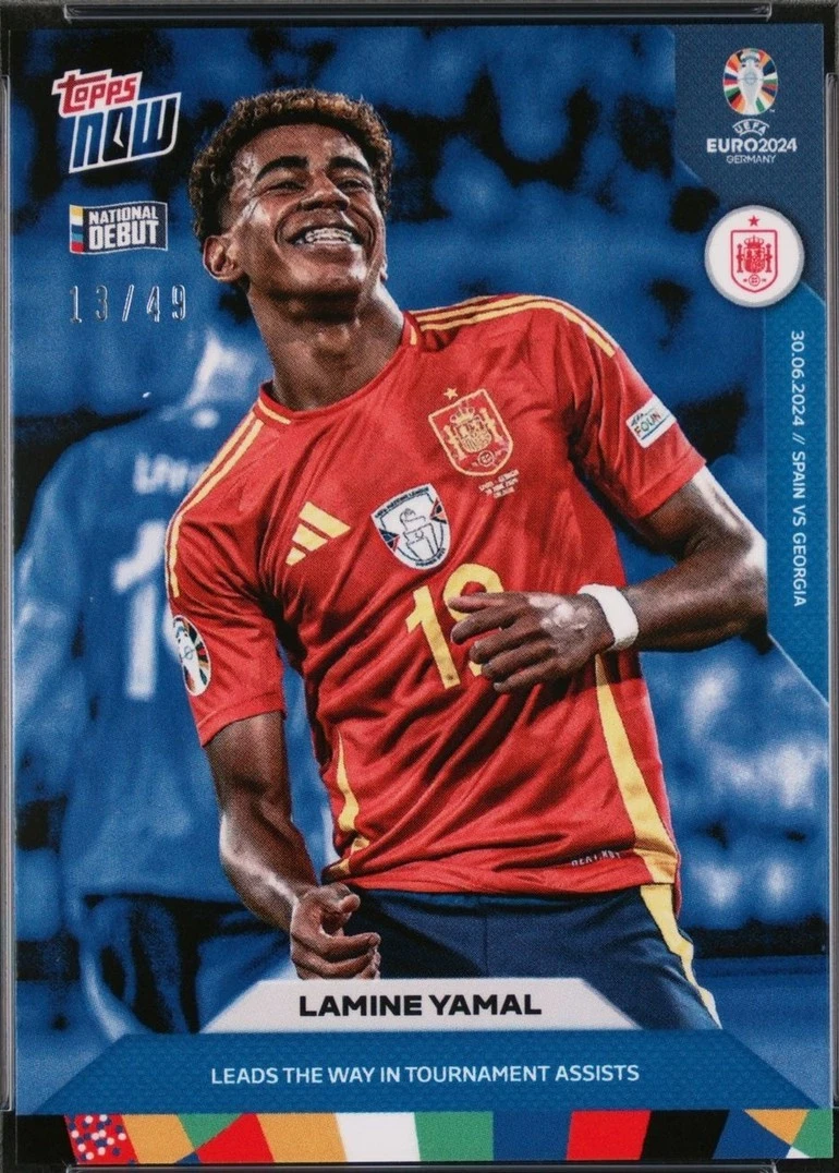 2024 Topps Now Uefa Euro - Lamine Yamal #038 for sale | eBay