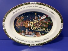 14” Porcelain Serving Platter~A Christmas Story Illustrated by Susan Winget