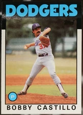 1986 Topps - Collector's Edition (Tiffany) Baseball Bobby Castillo #252 NM