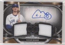 2021 Museum Collection Single-Player Dual Relic 263/271 Cavan Biggio Auto 0l6z