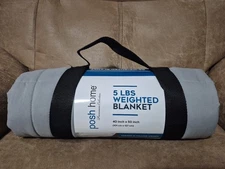 Posh Home 5 Lb Weighted Blanket 40x50”