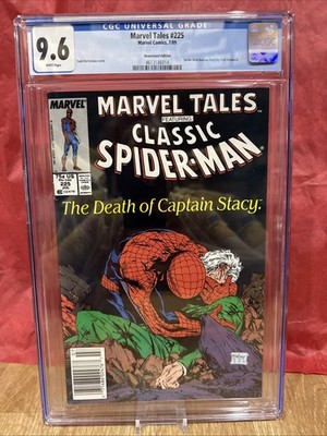 MARVEL TALES CLASSIC SPIDERMAN VOL. 2 #225 JULY 1989 CGC 9.6 Newsstand Graded