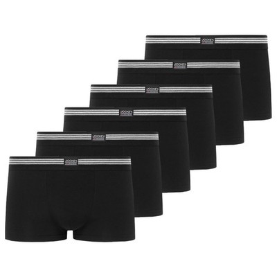 Jockey Herren Boxershorts, 6er Pack - Cotton Stretch Short Trunk, Baumwollmis...