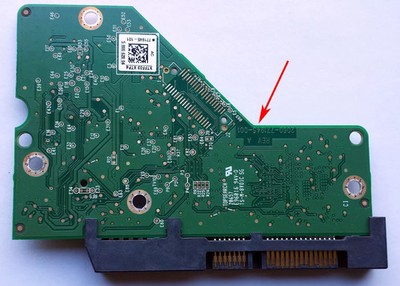 PCB board Controller Festplatten Elektronik 2060-771945-001 WD10EFRX-68PJCN0
