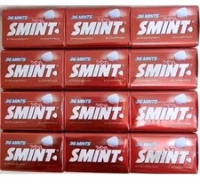 SMINT XXL STRAWBERRY SUGARFREE TINS. 12 PACKS.12x25g.BEST BEFORE 13/12/2026