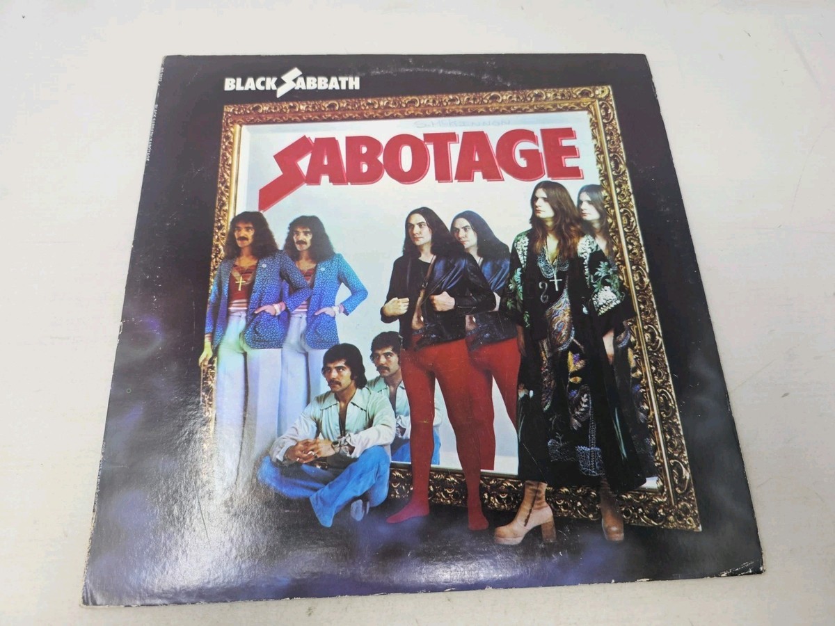 BLACK SABBATH- Sabotage LP 1ST US Press Warner Brothers 1975 Ozzy