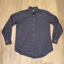 Brooks Brothers 346 The Original Polo Button Down Oxford Shirt Mens Medium Plaid