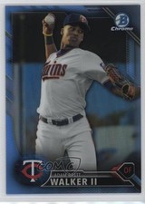 2016 Bowman Twitter Exclusive Blue Refractor 13/15 Adam Walker Brett II 8s8