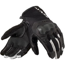 Rev'it Blaze Motorcycle Motorbike Leather Urban Sport Gloves - Black / White
