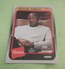 2019 FLEER Michael JORDAN Hanes RED Foil Card #MJ4 SSP! Chicago Bulls HOF 🔥🔥