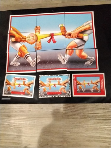 2024 topps garbage pail kids Tug Of War Ren Complete Puzzle Set (12 Cards)