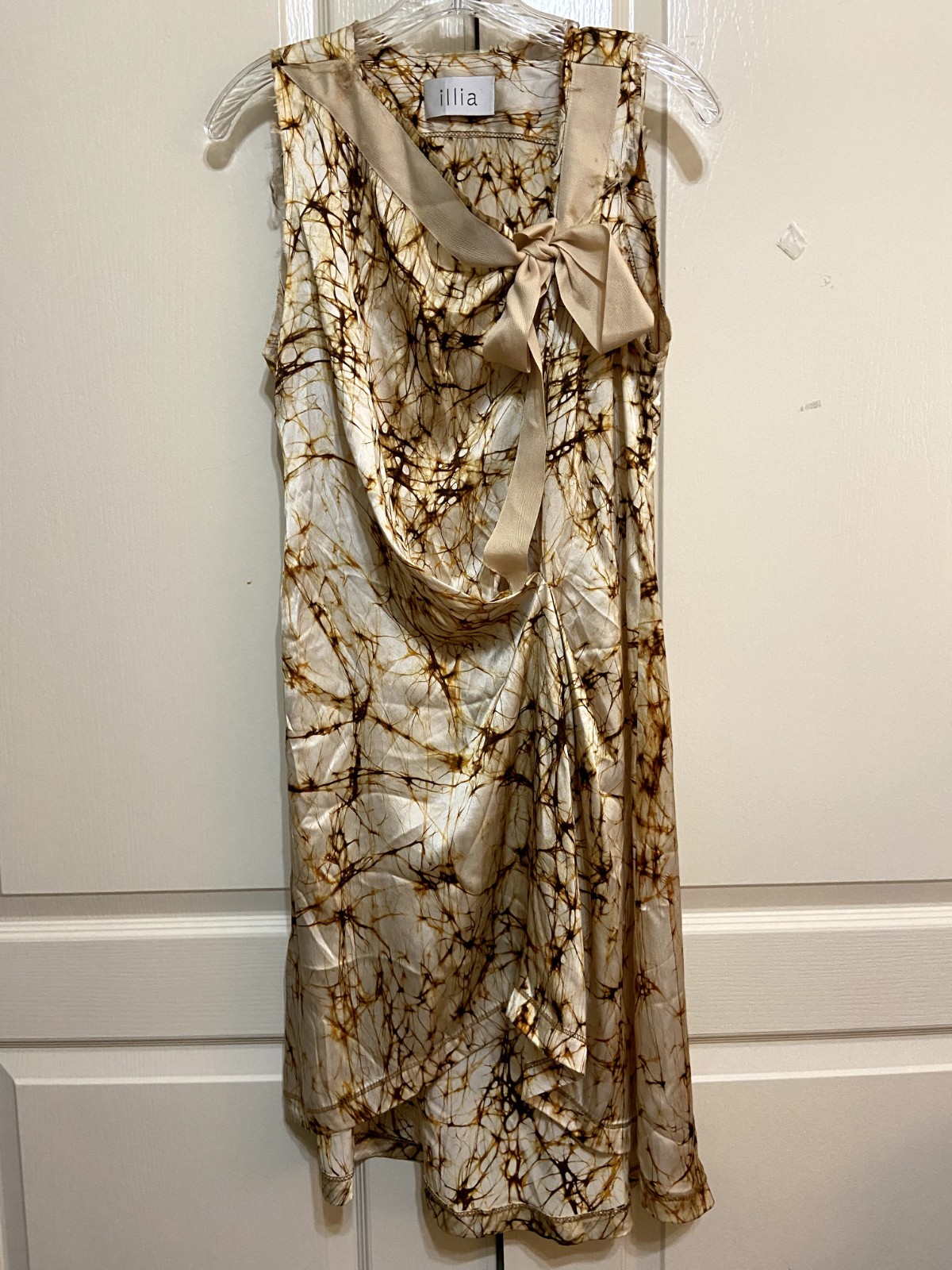 Illia Ladies Batik Pattern Draped Assymetrical  D… - image 1