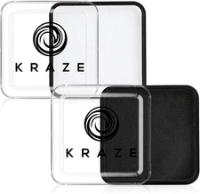 Kraze FX Black and White Face Paint Set - Hypoallergenic, Non-Toxic, Water Activ