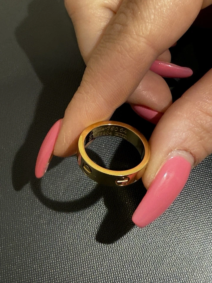 Cartier Ring - Goldfarben , Größe 54, sehr guter Zustand