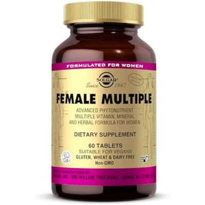 Solgar Female mehrere Tabletten - 60er Pack - mit 27 wichtigen Nährstoffen für den täglichen Gebrauch