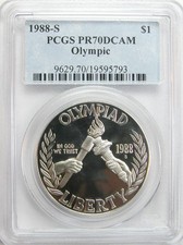 1993-S $1 Madison, DCAM (Proof) Modern Silver and Clad