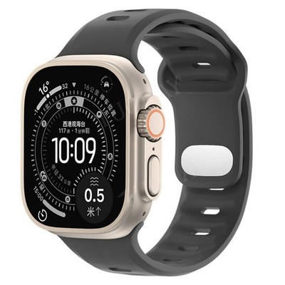 Silicone Sports Strap Band For Apple Watch Ultra 3 11 10 9 8 7 6 5 49mm Bracelet
