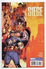 Siege #4 NM First Print Brian Michael Bendis Olivier Coipel 