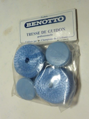 NOS VINTAGE BENOTTO Tresse De Guidon Grey Smooth Bar Wrap $30.00