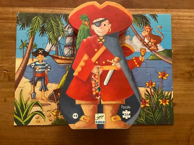 DJECO - Puzzle - Der Pirat und sein Schatz - 36 Teile ab 4 Jahren...so schön! - Bild 1 von 3