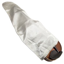 Elegant Satin Fabric Violin Bag 4/4 Full Size White Color Protective