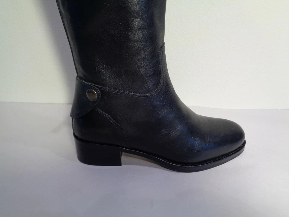 Botas hasta la rodilla Joan & David talla 6 M REILLY de cuero negro nuevas para mujer zapatos Foto 3 de 4