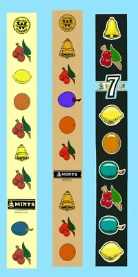 Fruit machine Replacement reel Strips,custom made Jennings,Mills,Sega,ect