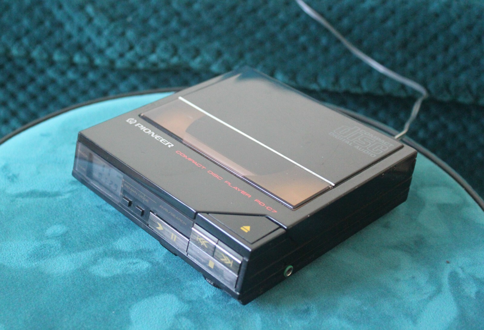 Very rare set of two Vintage Portable CD Player Pioneer PDC7, Year