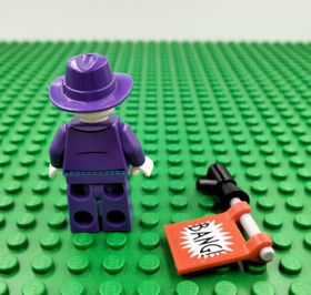 LEGO 76013 DC Comics Super Heroes The Joker Minifigure (sh0094) Purple Fedora