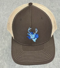 Keystone Light Trucker Hat Mens Brown Snap Back Beer Texas Deer Hunting Outdoors