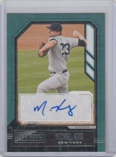 2021 PANINI CHRONICLES PLAYBOOK MICHAEL KING YANKEES ROOKIE AUTO RC FREE SHIP