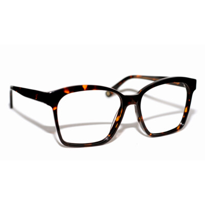 Spectacle EYEworks Stark Tortoise C506 Plastic Eyeglasses Frame 48-24-145 RX