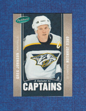2005-06 Parkhurst Hockey A Salute to Captains  # 516 Greg Johnson