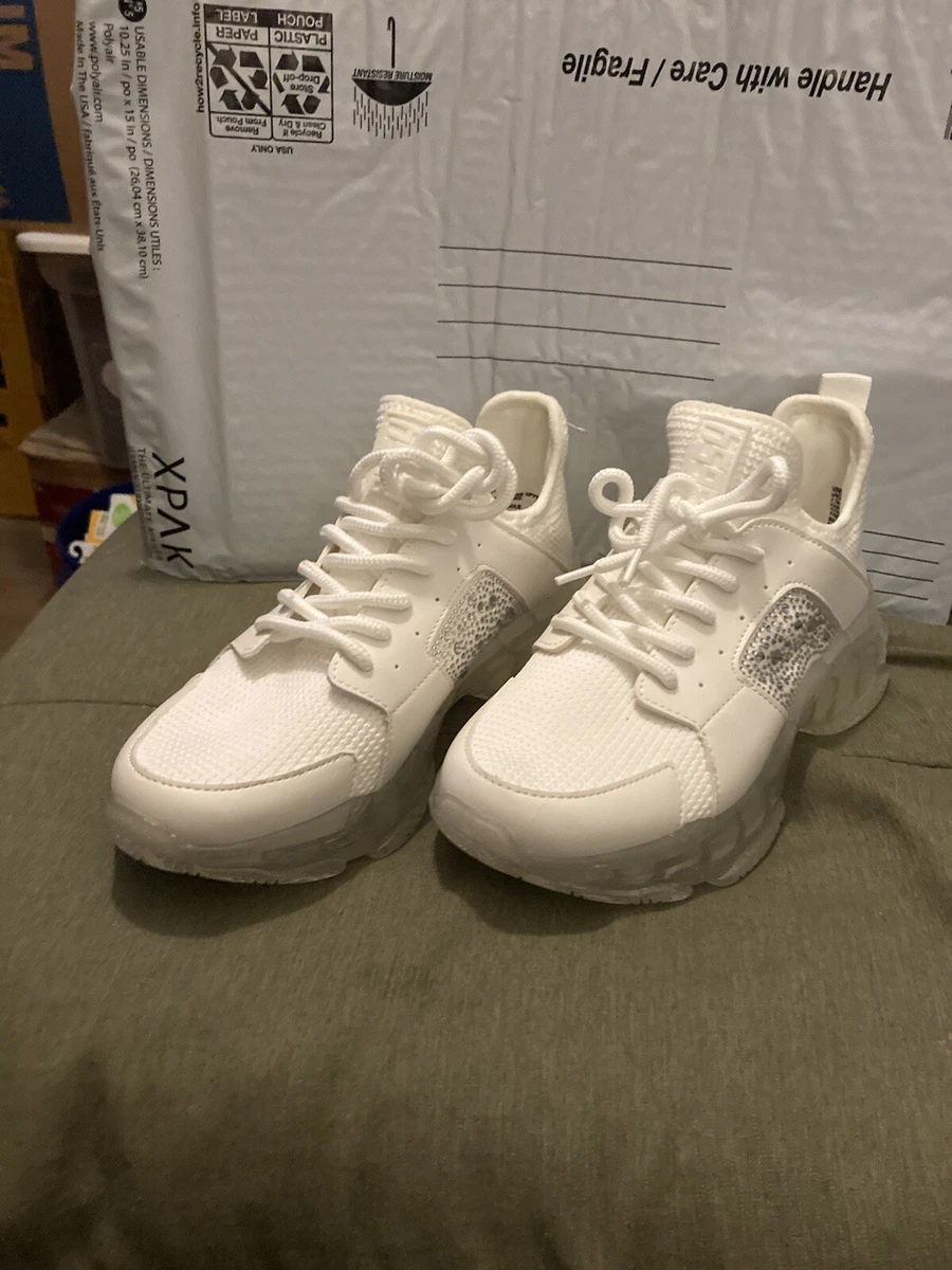 Steve Madden Women s White Workout Running Shoes 7.5 New With Tags 80 st