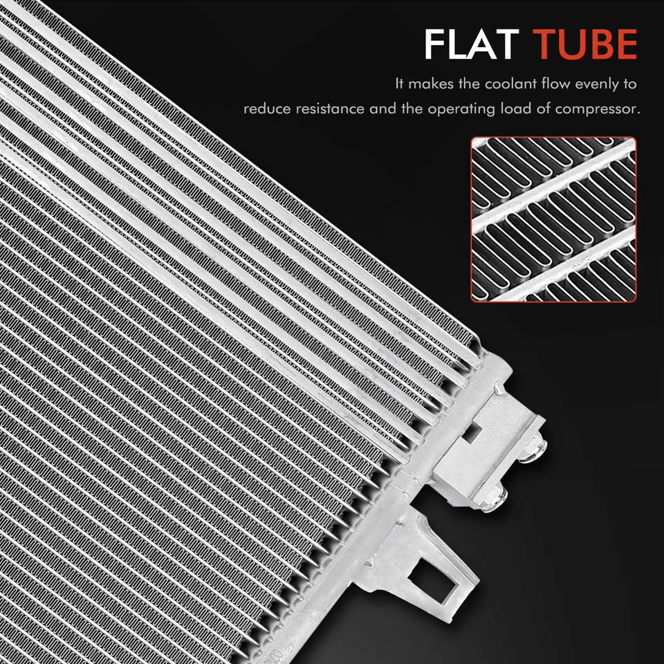 Condensador de aire acondicionado con enfriador de aceite para Chrysler Town & Country Dodge Grand Caravan 05-07 Foto 3 de 4