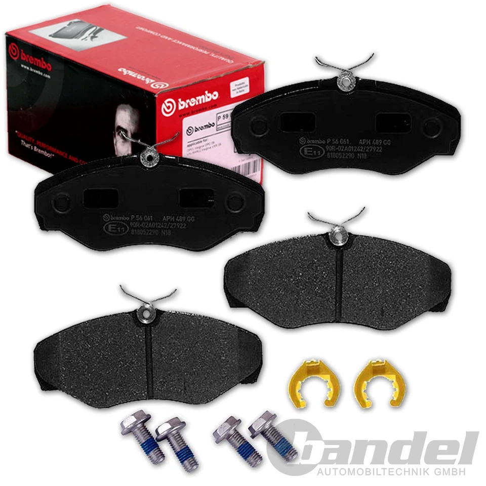 BREMBO Discos de Freno + Pastillas Delant. Trasero Apto para Renault Trafic Opel - Imagen 3 de 4