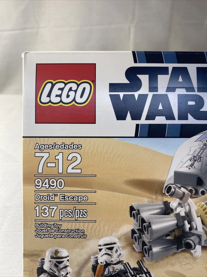 Lego Star Wars 9490 Droid Escape NOVO em folha lacrado C-3PO R2D2 droides Sandtrooper  - Imagem 4 de 4