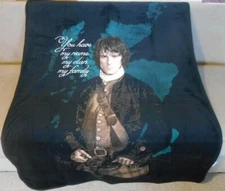 New Outlander Plush Throw Gift Blanket Jamie Fraser Photo Sam Heughan TV Series