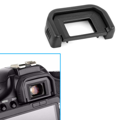 Replacement Eyecup For Canon Rebel T7i, T6i, T6, T6S, 1300D, 750D DSLR Cameras - Black Rectangular