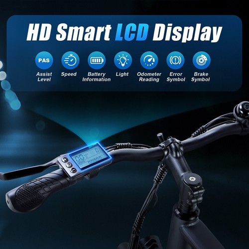 26" Electric Mountain Bike 250W 15AH 36V City E-Bike 25km/h MTB TWOFISH TF1 UK - Picture 5 of 12