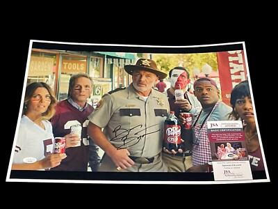 Brian Bosworth OU Dr Pepper Fansville Sheriff Signed Autograph 13x19 Photo JSA