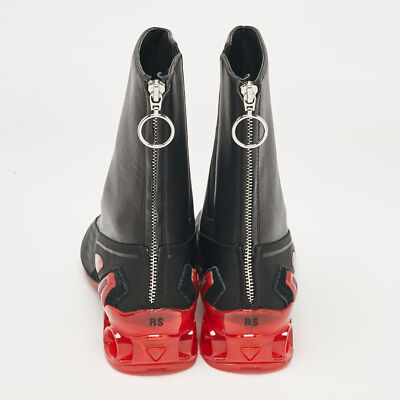 Raf Simons Black Leather Ankle Length Boots Size 41 | eBay Raf Simons Black Leather Ankle Length Boots Size 41 | eBay