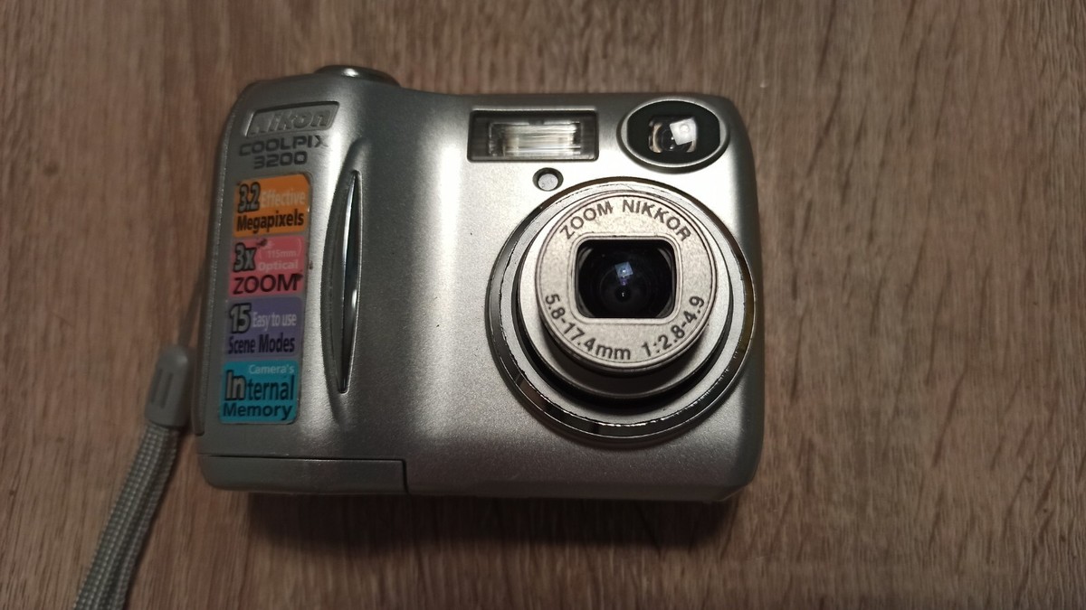 Nikon COOLPIX Camera 3200 3.2MP 3x Optical Zoom. not work | eBay