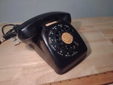 Art Deco  Monophone Telephone Black 1940s  Automatic Electric NB802