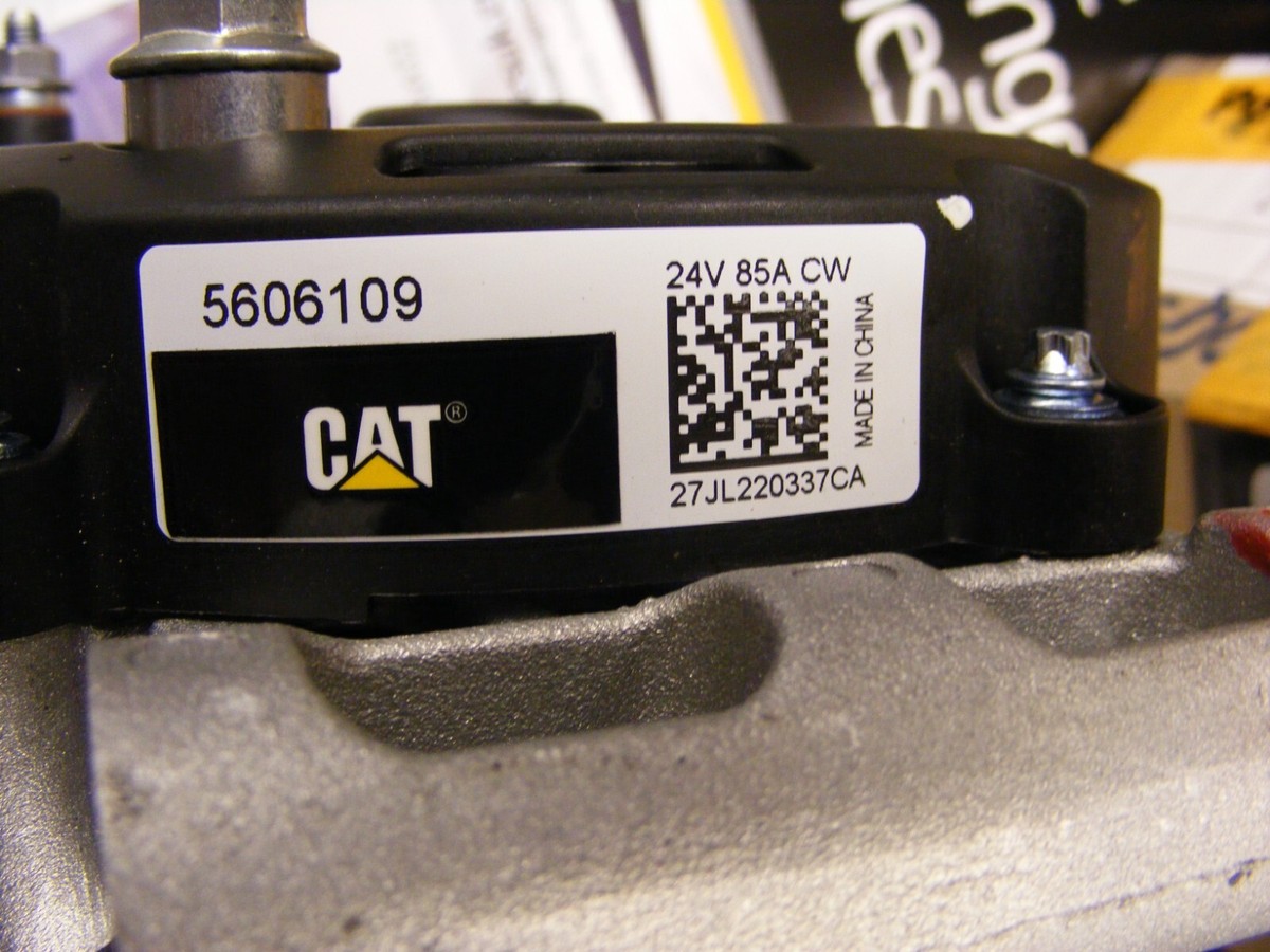 CAT 24v 85A alternator 560-6109 593-5777 Genuine Caterpillar Only 