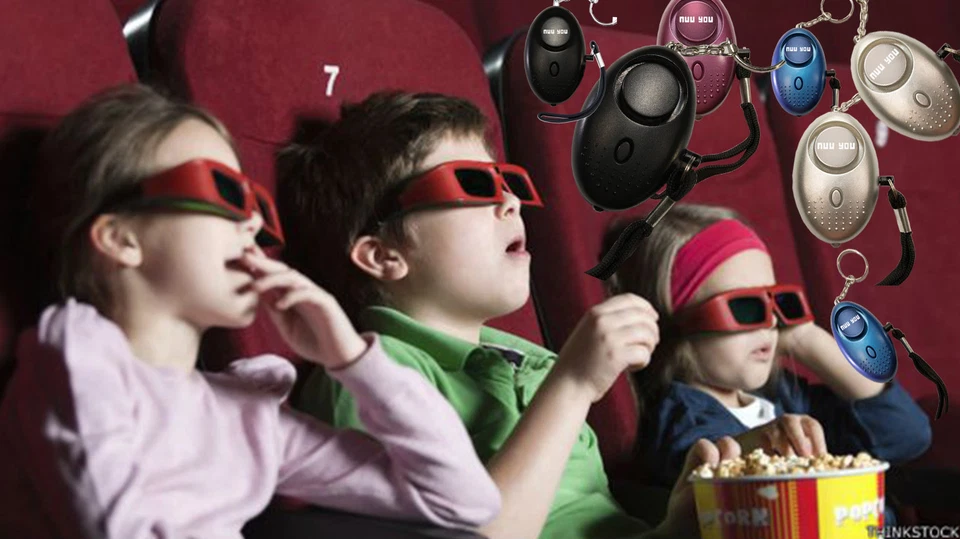 Personal Alarm keychain for WOMEN/KIDS siren 140 DB LOUD & LED light (4 PACK) - Image 2 of 4