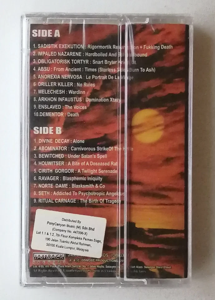 The World Domination Vol.IV by VA Rare Malaysia Cassette Metal Brand New Sealed - Image 2 of 3