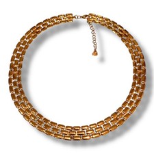 Collier Pour Femme En Acier Doré
