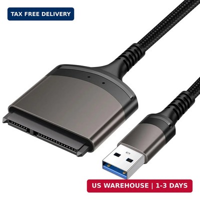 SATA to USB Adapter Cable, USB 3.0 to SATA III Hard Drive Adapter for 2.5'' SSD/