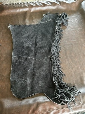 Youth Western Black Chaps